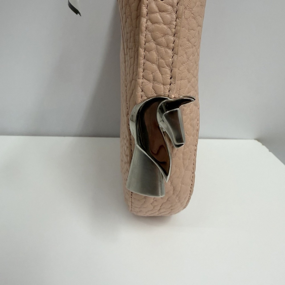Burberry Leather Small Chess Baguette Shoulder Bag Purse Blush NWT $2190 Dust Ba - Picture 7 of 14